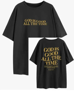 God Print Short-sleeve T-shirt - Women's - Faith