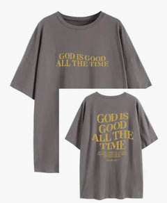 God Print Short-sleeve T-shirt - Women's - Faith