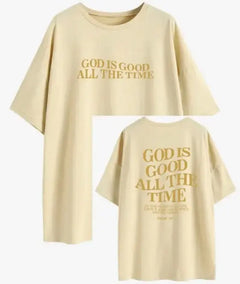 God Print Short-sleeve T-shirt - Women's - Faith