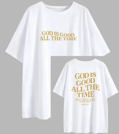 God Print Short-sleeve T-shirt - Women's - Faith