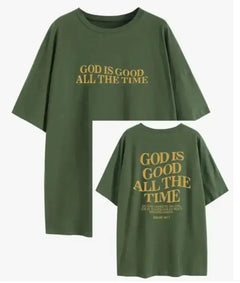 God Print Short-sleeve T-shirt - Women's - Faith